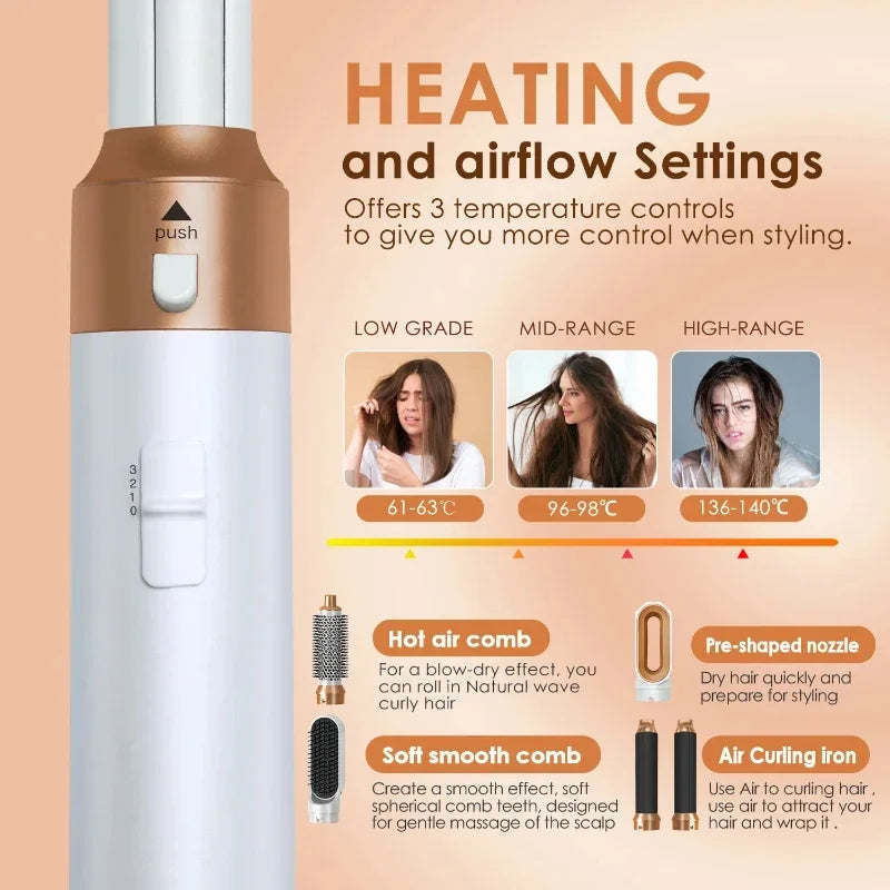5-in-1 Hot Air Styler and Dryer Set